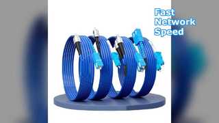 FTTH FTTxFTTB شبكة كابلات الألياف الضوئية HXCOWO متعدد الأوضاع Simplex ST ST OM4 الاتصالات كابلات الألياف المصفحة 2