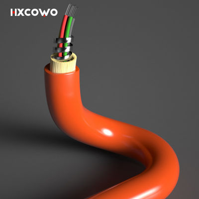 شراء Custom Length Multimode 6 Core 12 Core Flexible Spiral Steel Armoured Fiber Optical Cable التصنيع عبر الإنترنت