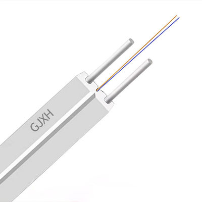 شراء HXCOWO GJXH FTTH الاتصالات قطرة كابل الألياف الضوئية أبيض أسود الطول المخصص تصنيع عبر الإنترنت