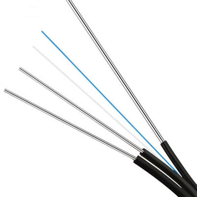 شراء 12 Core SM G655 Fiber Optic Cable GJYXCH Drop LSZH Telecom Comunication PE Jacket PVC التصنيع عبر الإنترنت
