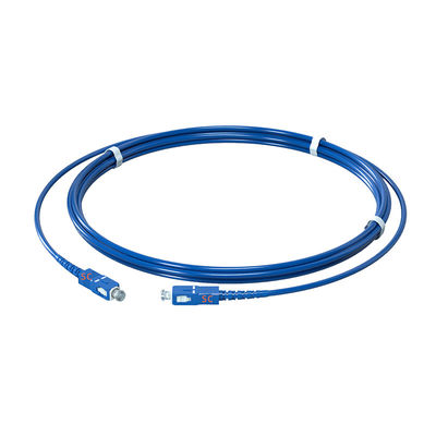 شراء Fiber Type Single Fiber Single Mode Armored Patch Cord SC-UPC/SC-UPC Blue 9/125um التصنيع عبر الإنترنت