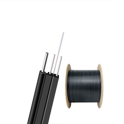 شراء 1km Roll Fiber Optic Drop Cable Outdoor FTTX FTTH 1/2/4 Cores HXCOWO Cable 's List التصنيع عبر الإنترنت