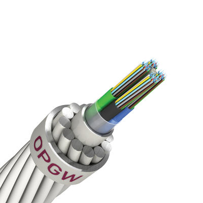 شراء سلك أرضي علوي OPGW G652D G657A1 G657A2 كابل مركب كهروضوئي تصنيع عبر الإنترنت