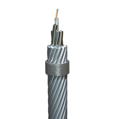 شراء HXCOWO Composite Fiber Optic Cable 2-288Core OPGW Outdoor Aerial Ground Wire التصنيع عبر الإنترنت