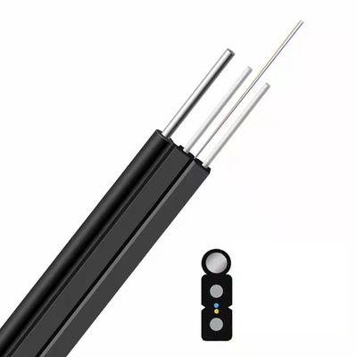 شراء 1F Customized Color Figure 8 Self-supporting Bow-type GJYXCH FTTH Flat Drop Outdoor Fiber Optic Cable التصنيع عبر الإنترنت