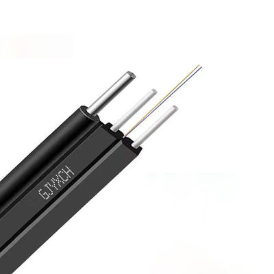 شراء G.657A2 Outdoor FTTH Aerial Drop Cable Optisches Kabel Optik GJYXCH/GJYFXCH Fiber Optic Cable HXCOWO التصنيع عبر الإنترنت