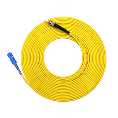 شراء Customized Lengths 1m/2m/3m... 1 HXCOWO SM Simplex Armored Fiber Optic Cable Patch التصنيع عبر الإنترنت