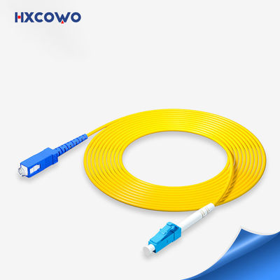 شراء سلك تصحيح الألياف المدرعة للسترة الصفراء SM HXCOWO SC/UPC-LC/UPC تصنيع عبر الإنترنت