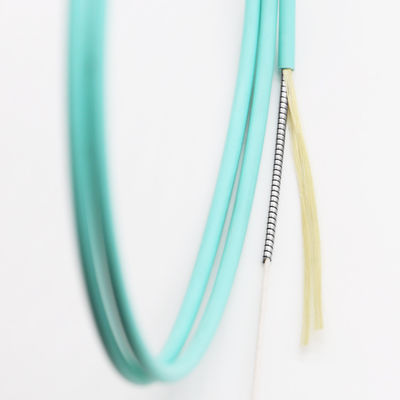 شراء Flexible Spiral Steel Tube Armored Anti Rat Bite Fiber Optic Cable with Custom Length التصنيع عبر الإنترنت