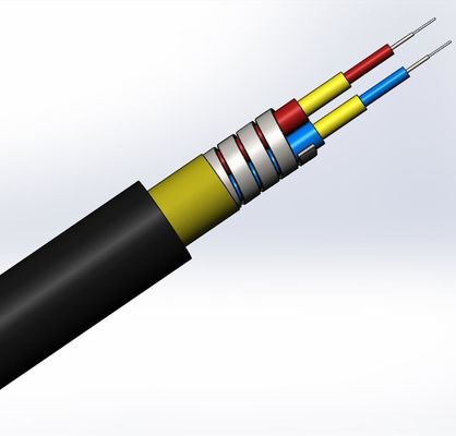 شراء SM LC SC FC CPRI FTTA عازل المياه القفز الكابل الضوئي المصنوع من الألياف 7.0mm 2C 4C تصنيع عبر الإنترنت