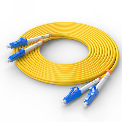 شراء Single Mode LC/UPC-LC/UPC FTTH Duplex Fiber Optic Cable Patch for Customized Colors التصنيع عبر الإنترنت