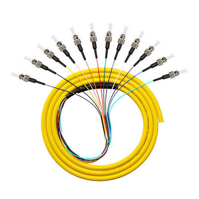 شراء 12 نواة 12F 9/125 0.9mm ST أحادي الوضع FTTH الألياف البصرية تصنيع عبر الإنترنت