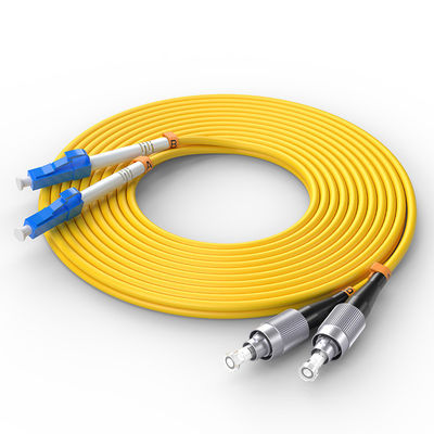 شراء FTTX HXCOWO LC FC Duplex OM3 OM4 Jumper 50/125um Multimode Fiber Optic Cable Patch التصنيع عبر الإنترنت