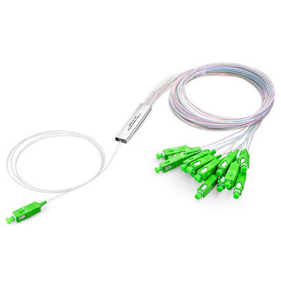 شراء 1x4 1x8 1x16 1x32 Fiber PLC Splitter For FTTH Singlemode Optical Cable 2.0mm SC APC التصنيع عبر الإنترنت