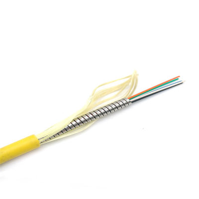 شراء 6C G657A2 LSZH PE PVC كابلات الألياف المدرعة المضادة للقوارض مع 6 موصلات تصنيع عبر الإنترنت