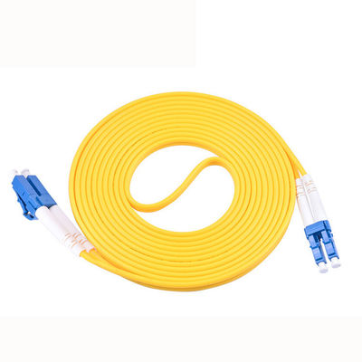 شراء Customized Lengths HXCOWO MM OM1/OM2/OM3/OM4 LC-LC Duplex Multi Mode Fiber Optic Cable Patch التصنيع عبر الإنترنت