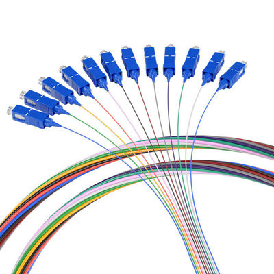 شراء الطول المخصص 1m / 2m / 3m... 1 HXCOWO 12Core-Color SC Single-Mode G657/G652D الألياف الضوئية تصنيع عبر الإنترنت