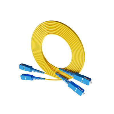 شراء HXCOWO SC UPC Multimode 3.0mm Duplex Fiber Optic Cable Patch in Ordinary Armored Types التصنيع عبر الإنترنت