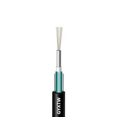 شراء HXCOWO GYXTW 4 6 8 Cores Singlemode Outdoor Duct Armoured Fiber Optic Cable for Data Transfer التصنيع عبر الإنترنت