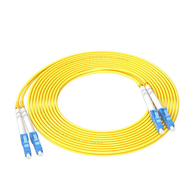 شراء كابلات الألياف العادية 3m LC-LC 2core 3.0mm بواسطة HXCOWO طول الموجة 850nm/1310nm/1550nm تصنيع عبر الإنترنت