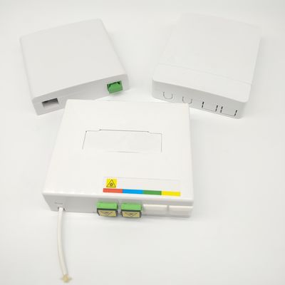 شراء 2 منفذ Ftth صندوق إنهاء الألياف البصرية SC/APC محول صناديق إنهاء الألياف تصنيع عبر الإنترنت