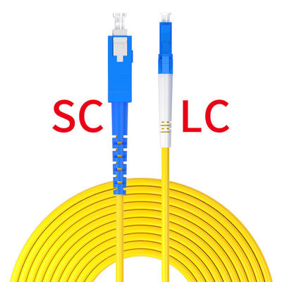 شراء Customized PVC/LSZH Fiber Optic Cable Patch with SC/FC/LC/ST Connector Type by HXCOWO التصنيع عبر الإنترنت