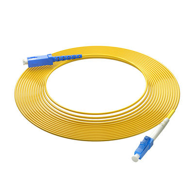 شراء HXCOWO Supply Fiber Optic Patch Cord SC/UPC-LC/UPC SM SX 3.0mm LSZH for Your Requirement التصنيع عبر الإنترنت