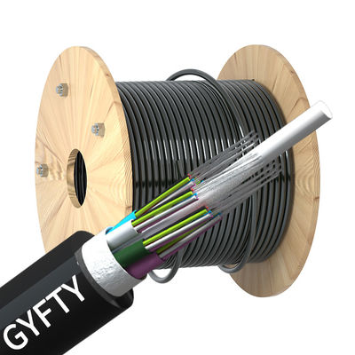 شراء كابل الألياف البصرية للاتصالات 2-288 النواة خارجية غير معدنية G652D GYFTY تصنيع عبر الإنترنت
