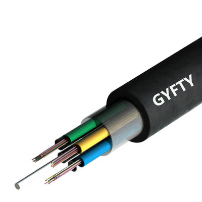 شراء Outdoor Fiber Cable GYFTY 2 4 6 8 144 Core Per Meter Laser Drop FTTH Outdoor Cable التصنيع عبر الإنترنت