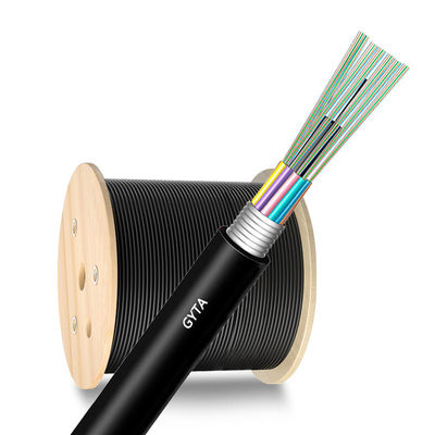 شراء Telecom Communication G652D Outdoor Optical Fiber Cable GYTA/GYTS 2-288 Cores التصنيع عبر الإنترنت