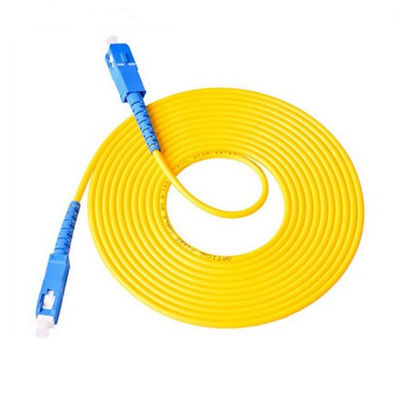 شراء G652D/G657A1/G657A2/OM1/OM2/OM3/OM4 ألياف ضوئية قطرة التوصيل مع وصلة SC-SC تصنيع عبر الإنترنت