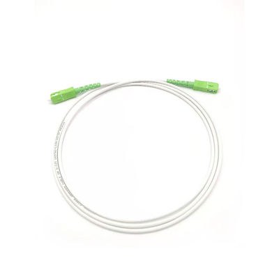 شراء G657A 3.0mm LSZH White Armored Fiber Optic Patch Cord SC/APC To SC/APC SM 9 1F التصنيع عبر الإنترنت