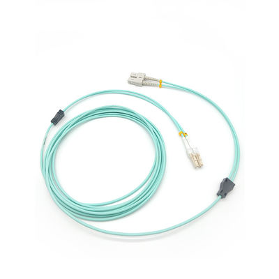 شراء LSZH 3.0mm Duplex 5M Stainless Steel Armored ZIP Fiber Patch Cord For Data Centers التصنيع عبر الإنترنت
