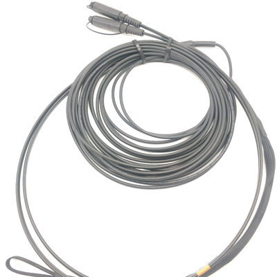 شراء LC/UPC-LC/UPC SM 9/125 7.0mm Anti Rodent Outdoor FTTA Armored Optic Fiber Patch Cord 1m/2m/3m/100m التصنيع عبر الإنترنت