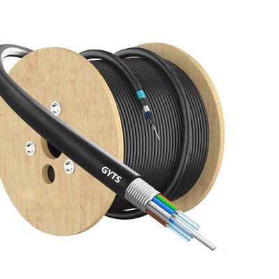 شراء Underground Armored Fiber Optic Cable with ITU G652D/G657A/OM1-OM4 Fibers Compliant with YD/T901-2009 & IEC 60794-1 Standards التصنيع عبر الإنترنت
