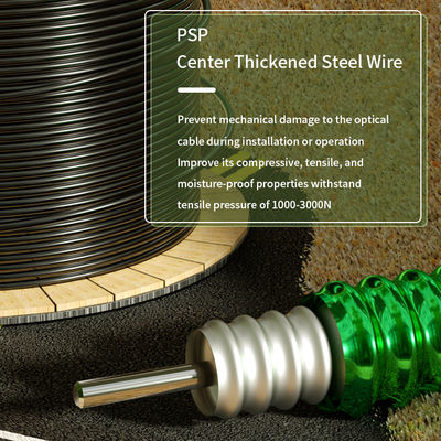 شراء كابل ألياف ضوئية مدرع خارجي بطول مخصص بفتحة رقمية 0200±0015NA يوفر حماية ضد المخاطر البيئية التصنيع عبر الإنترنت