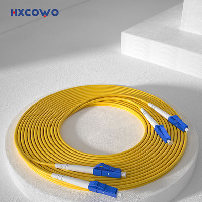 HXCOWO 0.9mm/2mm/3mm كابل الألياف الضوئية المدرعة طول الموجة 850nm/1310nm/1550nm 2